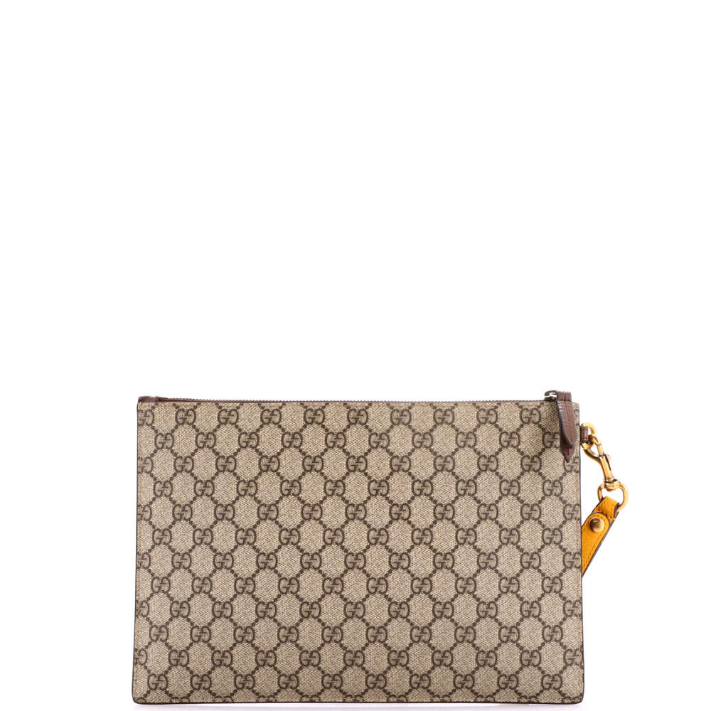 Gucci Neo Vintage Wristlet Pouch Gg #247816G99B - Picture 3 of 7